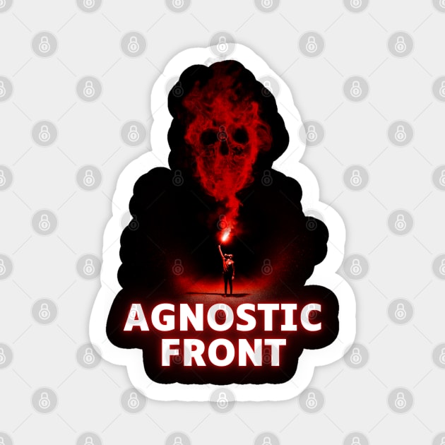 agnostic front ll flame on Sticker by pesidsg
